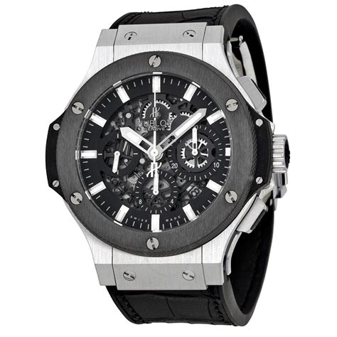 black hublot watch with rubber strap|hublot watch strap price.